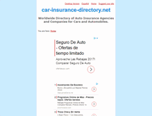 Tablet Screenshot of car-insurance-directory.net